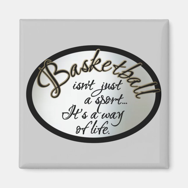 Basketball Life Magnet (Framsidan)
