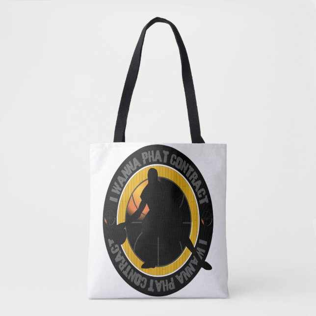 basketball logo, sports design, custom logo, baske tygkasse (Framsida)
