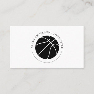 Basketball Logotyp Affärskort Visitkort