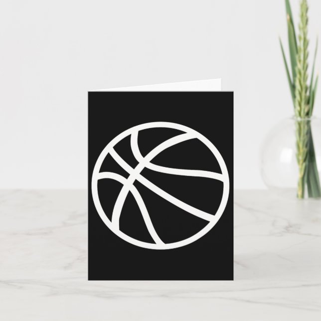 Basketball-Logotyp Kort (Framsida)