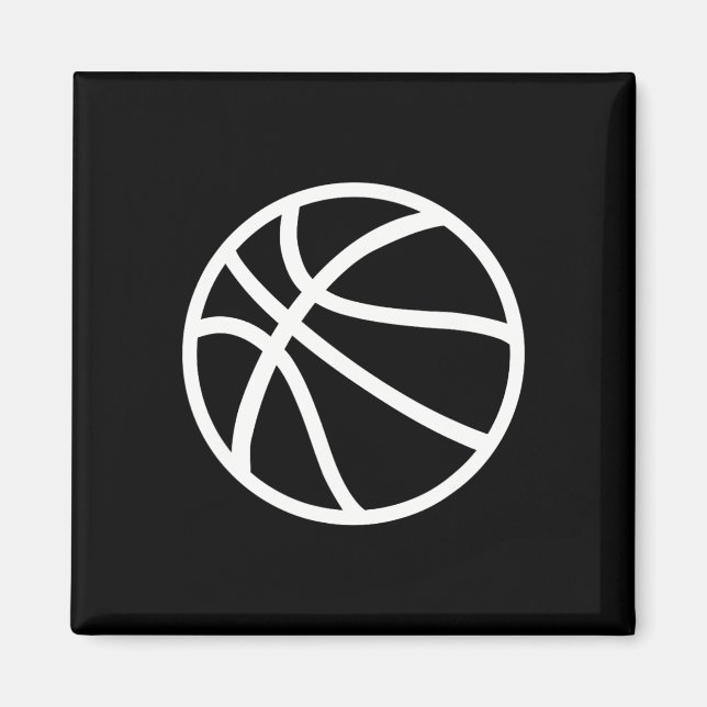 Basketball-logotyp Magnet (Framsidan)