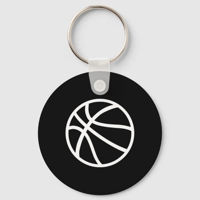 Basketball-logotyp Nyckelring (Framsida)