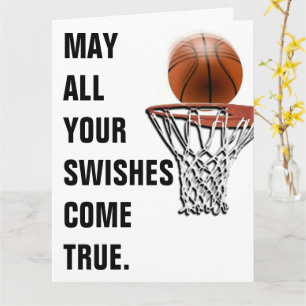 Basketball Lycka till Kort