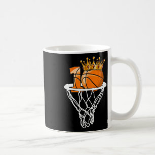 Basketball Lycklig 10:e födelsedagsbollar 10 år Kaffemugg