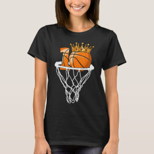 Basketball Lycklig 10:e födelsedagsbollar 10 år T Shirt