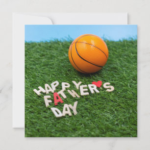 Basketball Lycklig Fars dag kort