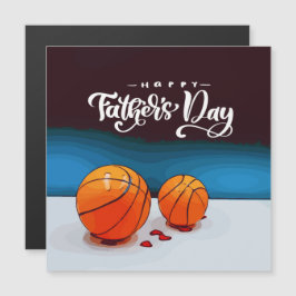Basketball Lycklig Fars dag med Bollar