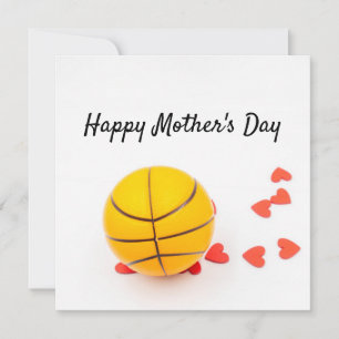 Basketball Lycklig Mors dag till mamma med kärlek