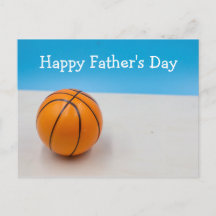 Basketball Lycklig Pappor- postkort för Europad