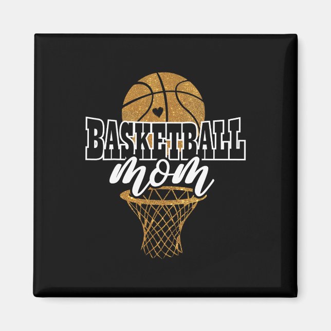 Basketball Mamma 1 Magnet (Framsidan)