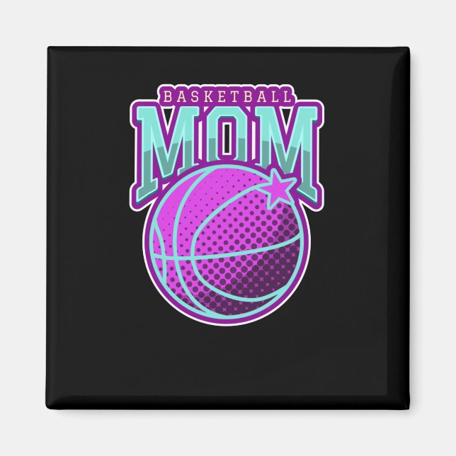 Basketball Mamma 4 Magnet (Framsidan)