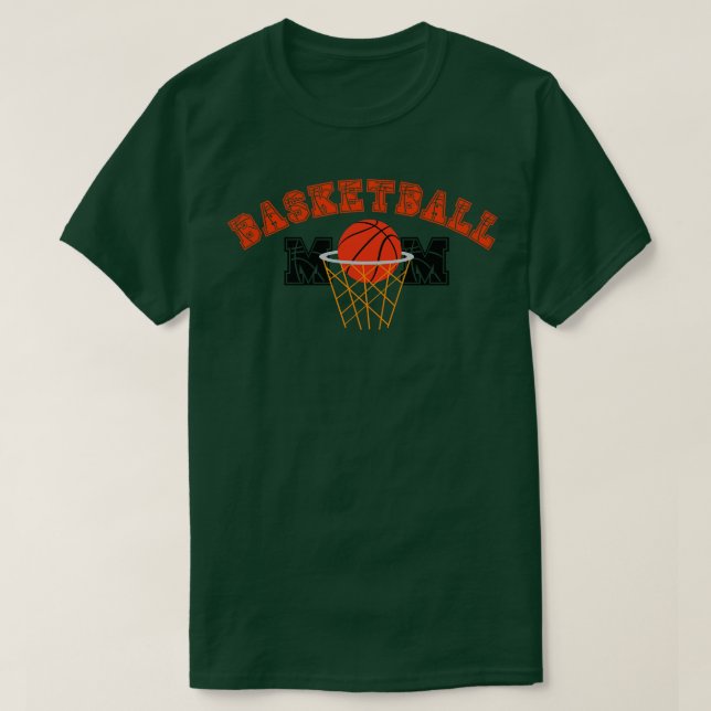 Basketball Mamma 8 T Shirt (Design framsida)