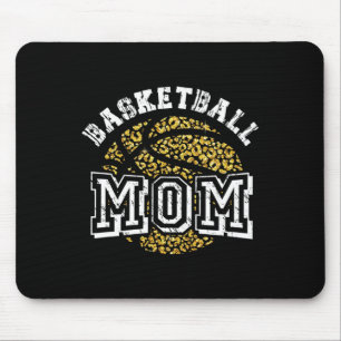 Basketball Mamma Älskare Roligt Mor Basketball Pla Musmatta