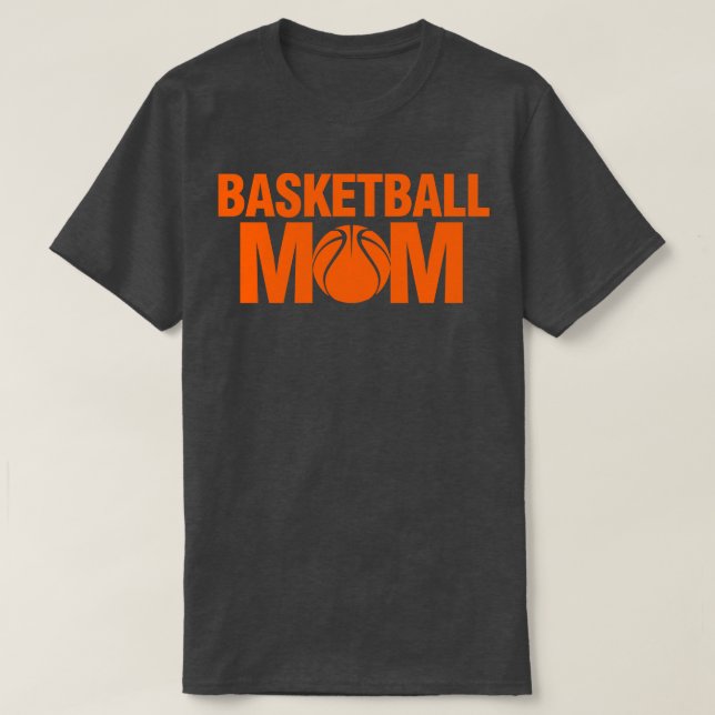 Basketball Mamma Basketball Älskare 1 T Shirt (Design framsida)