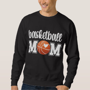Basketball Mamma Basketball Mor i en basket P Lång Ärmad Tröja