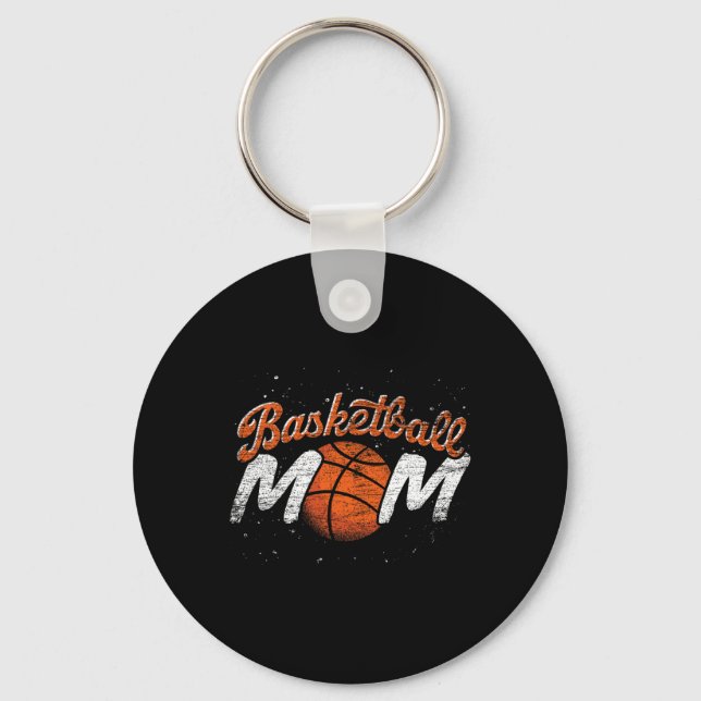 Basketball Mamma Basketball Player Mors dag Baske Nyckelring (Framsida)