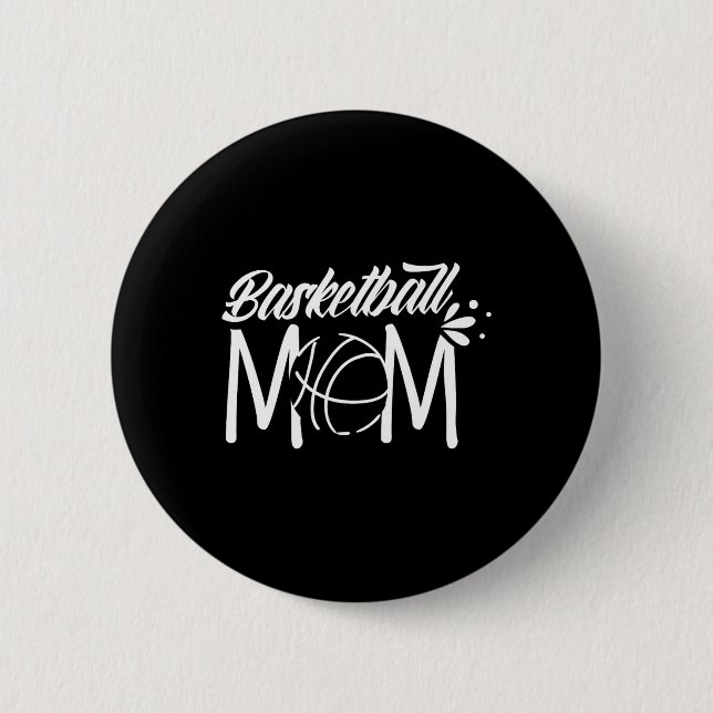 Basketball Mamma Coach Team Player Match Mor Momm Knapp (Framsida)