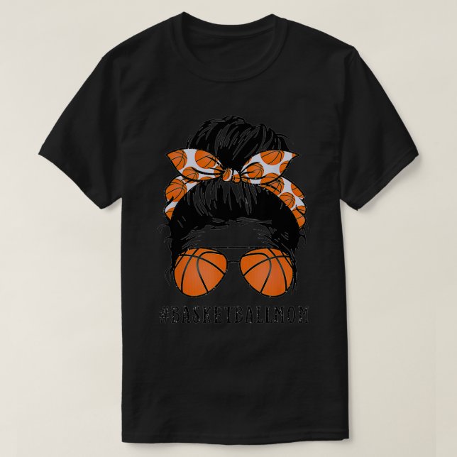 Basketball Mamma Design T Shirt (Design framsida)