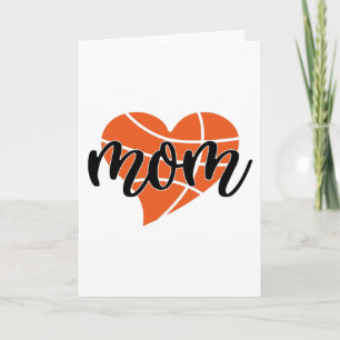 Basketball Mamma Heart Kort