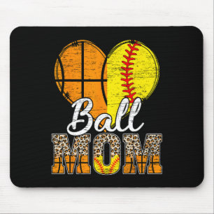 Basketball Mamma Heart Softball Mamma Leopard Mor" Musmatta