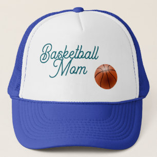 Basketball Mamma Keps Blå och Vit