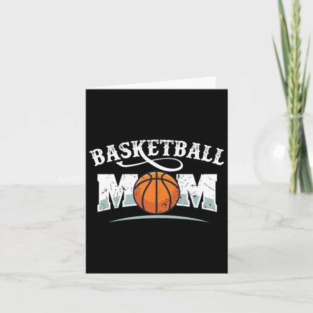 Basketball Mamma Kort (Framsida)