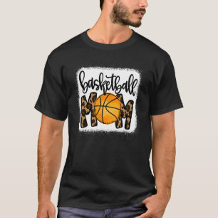 Basketball Mamma Leopard Basketball Mamma T Shirt