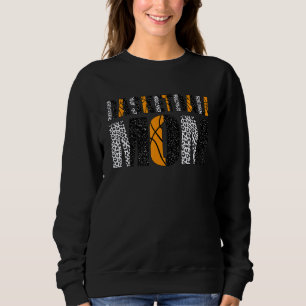 Basketball Mamma Leopard Tee Mors dag Ballmamma