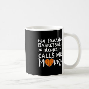 Basketball Mamma Mina favoritspelare i basketboll Kaffemugg