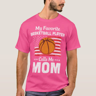 Basketball Mamma Mina favoritspelare i basketboll T Shirt