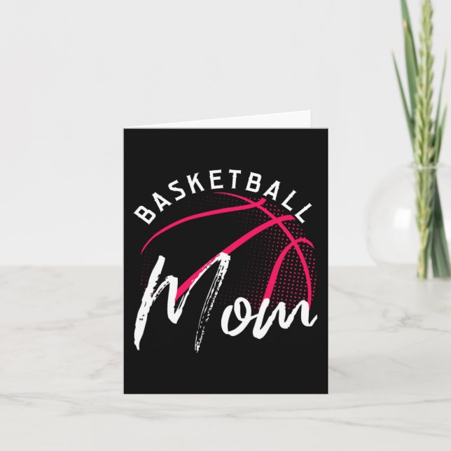 Basketball Mamma Mors dag Kort (Framsida)