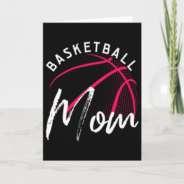 Basketball Mamma Mors dag Kort (Framsida)