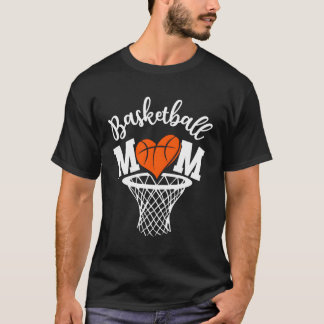 Basketball Mamma Novelty Distress Mor T Shirt
