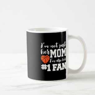 Basketball Mamma nummer ett Fläkt Basketball Mammo Kaffemugg