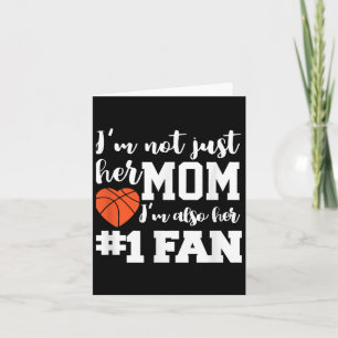 Basketball Mamma nummer ett Fläkt Basketball Mammo Kort