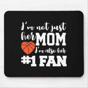 Basketball Mamma nummer ett Fläkt Basketball Mammo Musmatta