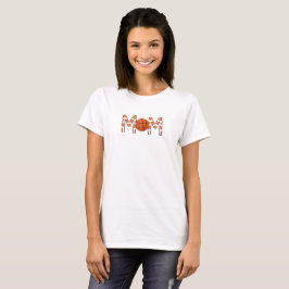 Basketball Mamma Orange Polka Dot Shirt T