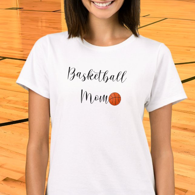 Basketball Mamma Script Matchdag T Shirt (Skapare uppladdad)