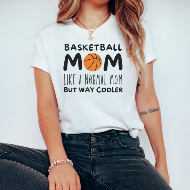 Basketball Mamma: som ett Normalt Mamma, men som e T Shirt (Skapare uppladdad)