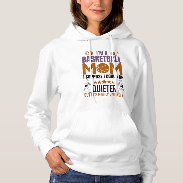 Basketball Mamma T-Shirt (Framsida)