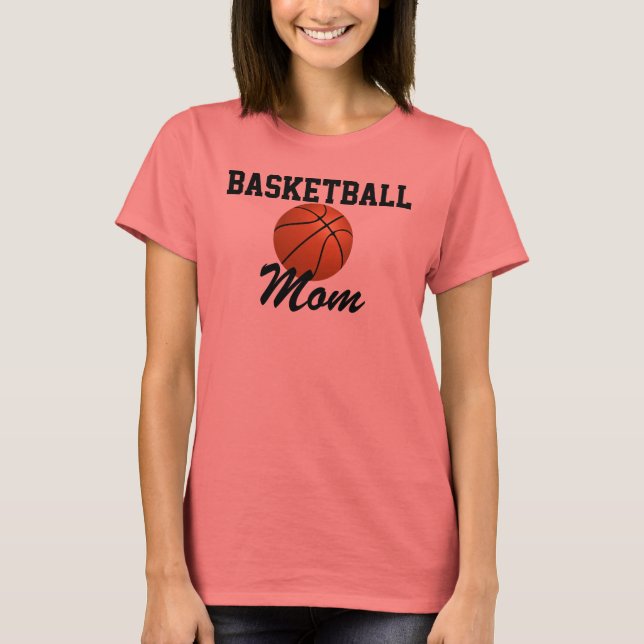Basketball Mamma T-shirt (Framsida)