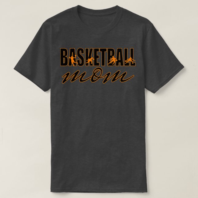 Basketball Mamma T Shirt (Design framsida)