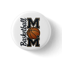 Basketball Mamma Varsity Stil Guld Sport Lag Ande