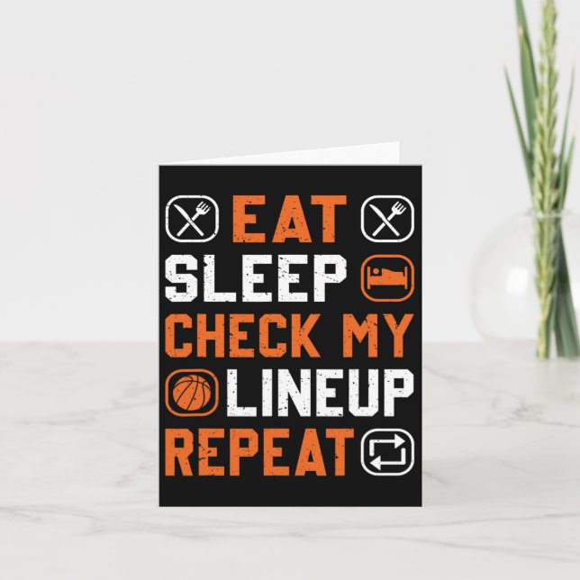 Basketball Manar Boy kolla upp min Basketball Pla Kort (Framsida)