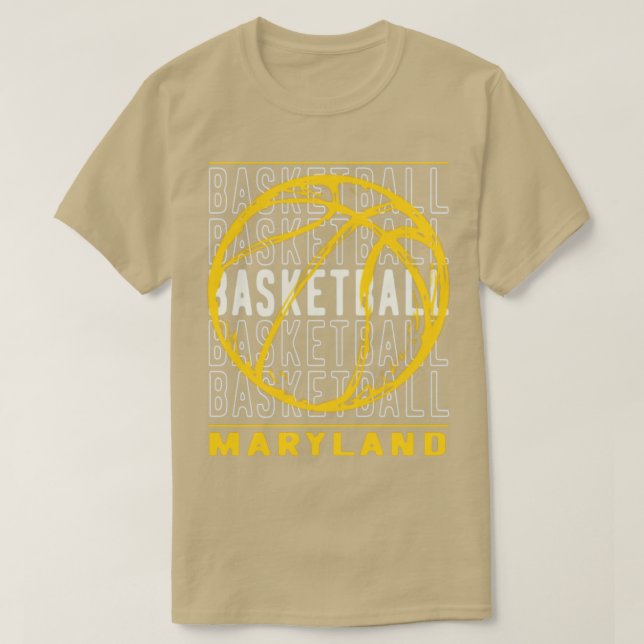 Basketball Maryland T Shirt (Design framsida)
