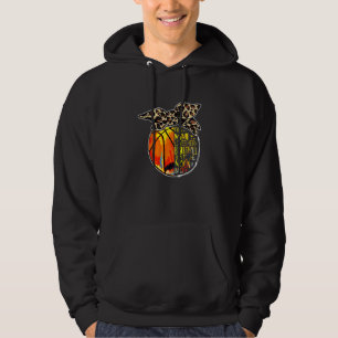 Basketball Mimi Vintage Leopard Rufsylta Hoodie