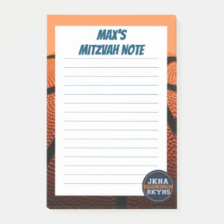 Basketball Mitzvot Post-it Block