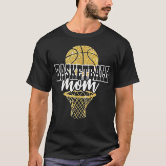 Basketball Mom Basket Hoop T Shirt