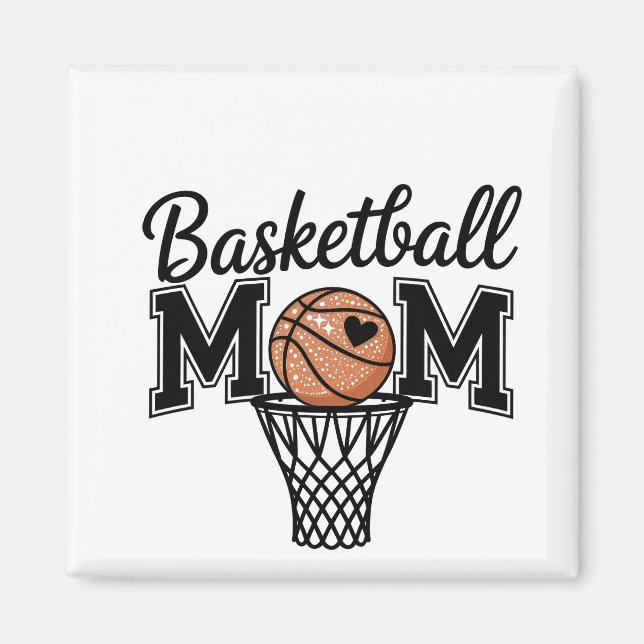 Basketball Mom Magnet (Framsidan)