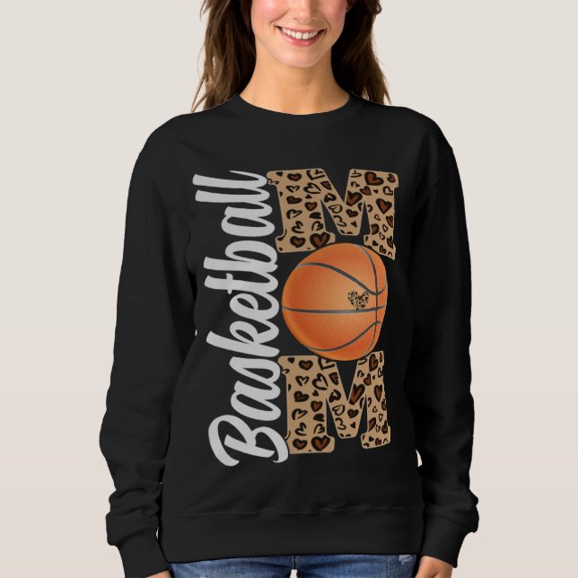Basketball Mom Motheru2019s Day Basketball Sport   T Shirt (Framsida)